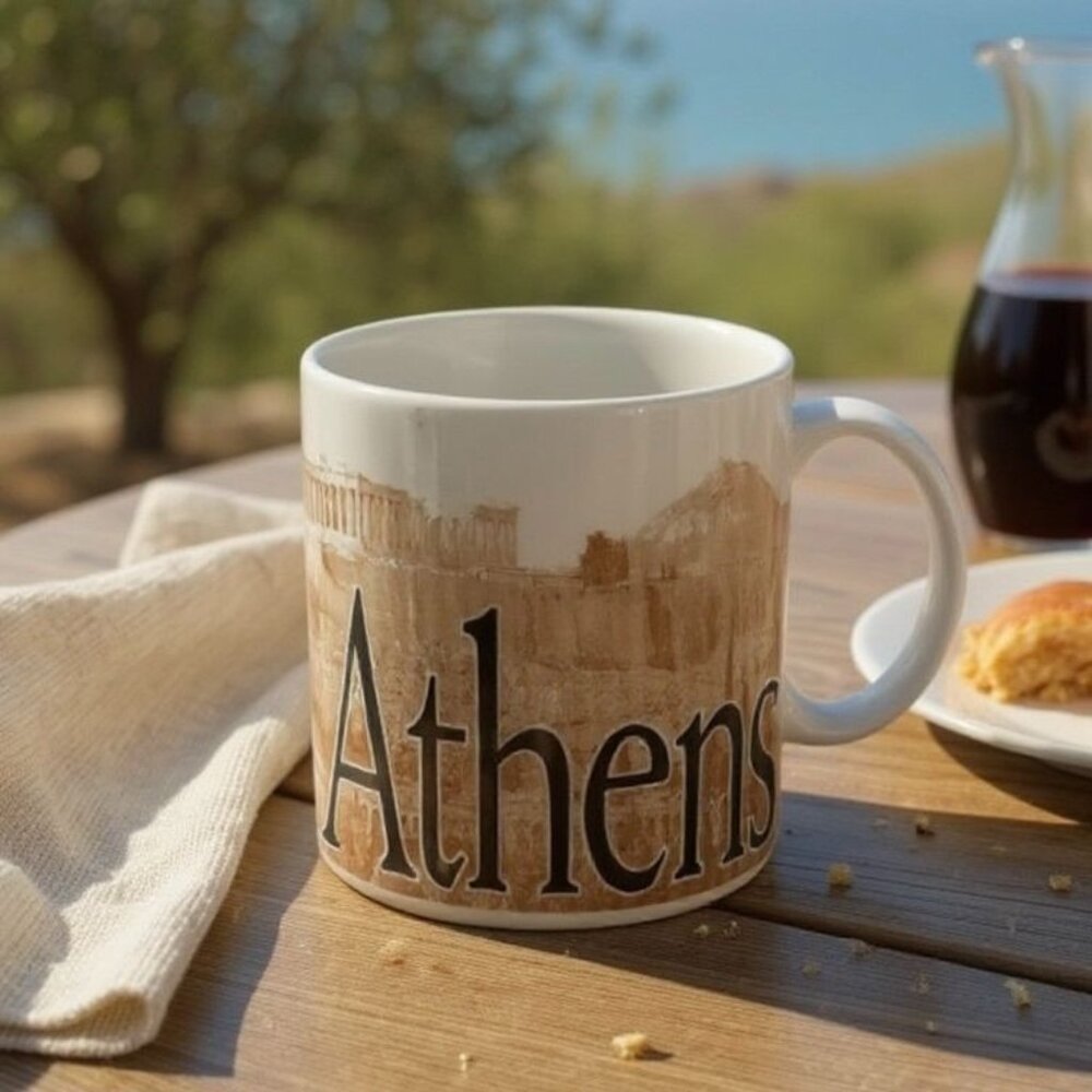 Starbucks City Mug Collector Series ATHENS Greece 16 oz.